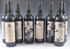 8X BOTTLES OF 2001 LA COUR DES CONSULS RED WINE
