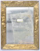 RARE 19TH CENTURY DUTCH DAIRY FARMERS BRASS POEM MIRROR