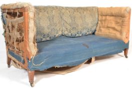 RARE HOWARD & SONS SOFA SETTEE WITH DROP ARM MECHA