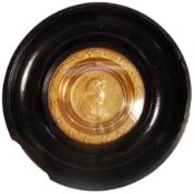 EARLY 19TH CENTURY GILDED PORTRAIT CAMEO OF CHARLES JAMES FOX