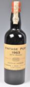 BOTTLE OF 1963 BORGES AND IRMAO ALTO DOURO VINTAGE PORT