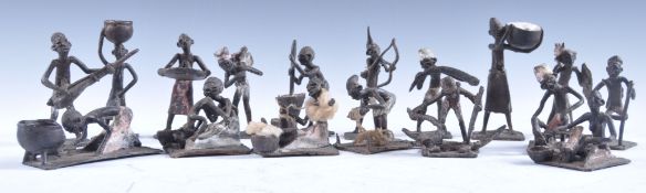 ASSORTED 20TH CENTURY AFRICAN TRIBAL ASHANTI METAL WEIGHTS