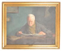 Z DE WINTER (DUTCH 20TH CENTURY) OIL ON CANVAS PAINTING PORTRAIT