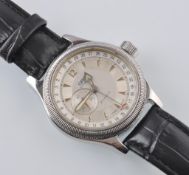 ORIS BIG CROWN POINTER AUTOMATIC STEEL CASED WRIST WATCH