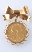 A GOLD FULL GEORGE V SOVEREIGN