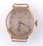 VINTAGE HALLMARKED 9CT GOLD TISSOT LADIES WATCH AND STRAP