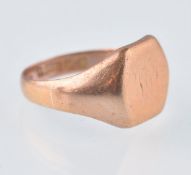 9CT GOLD BIRMINGHAM HALLMARKED GENTS SIGNET RING