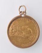 A VICTORIAN FULL SOVEREIGN DATED 1892