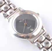 GEORG JENSEN TIMELESS SILVER 925 WRISTWATCH AND STRAP