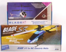 TWO E-FLITE SCALE MODEL RC RADIO CONTROLLED HELICO