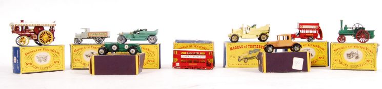 ASSORTED MATCHBOX LESNEY MODELS OF YESTERYEAR SCALE DIECAST