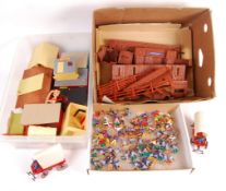 COLLECTION OF VINTAGE TIMPO TOYS COWBOYS & INDIANS