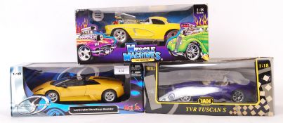 COLLECTION OF X3 1/18 SCALE PRECISION DIECAST BOXED MODELS