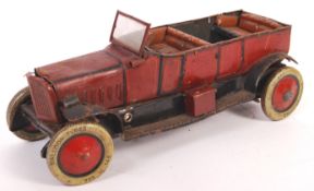 RARE ANTIQUE C1920'S DISTLER GERMAN LARGE TINPLATE