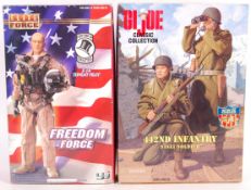 TWO BOXED 1/6 SCALE ACTION FIGURES ELITE FORCE & GI JOE