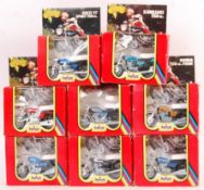 COLLECTION OF BOXED POLISTIL 1/24 SCALE MOTORBIKES