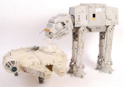 VINTAGE STAR WARS MILLENNIUM FALCON & AT-AT PLAYSETS