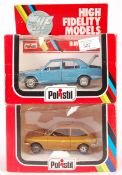 TWO ORIGINAL POLISTIL DIECAST BOXED 1/25 SCALE MODELS