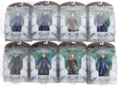 COLLECTION OF ART ASYLUM STAR TREK NEMESIS CARDED FIGURES