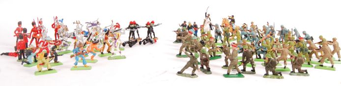 LARGE COLLECTION VINTAGE BRITAINS DEETAIL & OTHER SOLDIERS