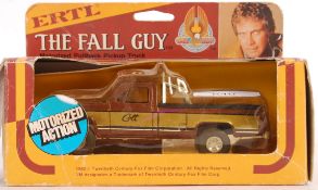 RARE ERTL 1980'S THE FALL GUY MOTORIZED DIECAST TR