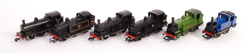 ASSORTED HORNBY 00 GUAGE MODEL RAILWAY TRAINSET TANK LOCOS