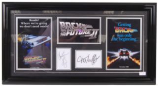 BACK TO THE FUTURE - MICHAEL J. FOX & CHRISTOPHER