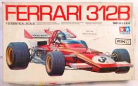 TAMIYA MADE 1:12 MODEL CONSTRUCTION RACING CAR KIT FERRARI 312B