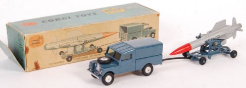 RARE CORGI GIFT SET NO 3 RAF LAND ROVER AND THUNDERBIRD MISSILE