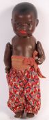 RARE ANTIQUE GERMAN HEUBACH KOPPELSDORF BLACK DOLL