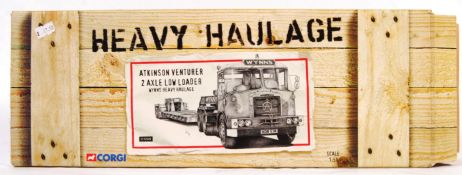 CORGI HEAVY HAULAGE BOXED DIECAST MODEL SET