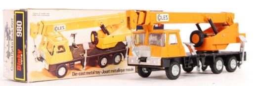 DINKY TOYS 980 COLES HYDRA TRUCK 150T IN ORANGE VA