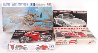 ASSORTED BOXED TAMIYA SCALE MODEL KITS