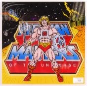 RARE VINTAGE MASTERS OF THE UNIVERSE MOTU PINBALL GAME GLASS