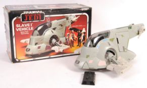 ORIGINAL VINTAGE CLIPPER STAR WARS SLAVE I PLAYSET