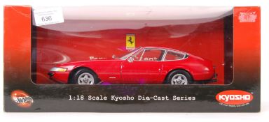 ORIGINAL RARE KYOSHO HOT WHEELS 1/18 SCALE DIECAST MODEL FERRARI