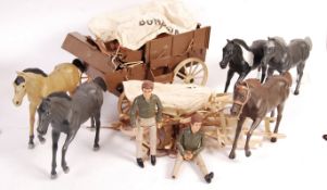 RARE VINTAGE ' BONANZA ' PALITOY ACTION FIGURES &