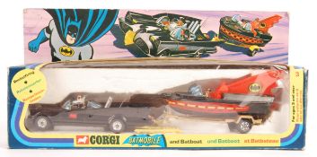 RARE VINTAGE CORGI BATMAN GIFT SET NO.3 ' BATMOBIL