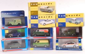 COLLECTION OF VANGUARDS 1/43 SCALE PRECISION DIECA