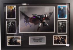 BATMAN - THE DARK KNIGHT - CHRISTIAN BALE SIGNED A