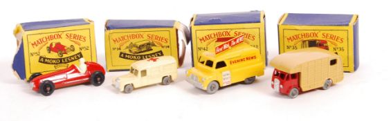 COLLECTION VINTAGE MATCHBOX MOKO LESNEY BOXED DIEC