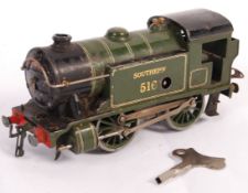 ORIGINAL VINTAGE HORNBY SERIES 0-4-0 SOUTHERN 516 LOCOMOTIVE