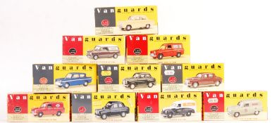 COLLECTION OF VANGUARDS 1/43 SCALE BOXED DIECAST M