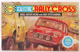 ORIGINAL VINTAGE SCALEXTRIC BOXED RALLY CROSS SLOT CAR SET