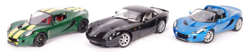 COLLECTION OF THREE JADI 1/18 SCALE DIECAST MODELS