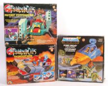 COLLECTION OF MASTERS OF THE UNIVERSE & THUNDERCATS BOXES