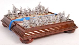 JAPANESE SAMURAI EDO PERIOD STYLISED LEAD FIGURE C