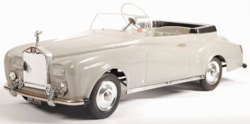 RARE VINTAGE SHARNA TRI-ANG ROLLS ROYCE SILVER CLOUD PEDAL CAR