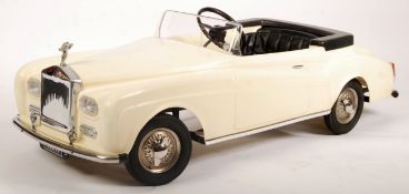 RARE VINTAGE SHARNA TRI-ANG ROLLS ROYCE SILVER CLOUD PEDAL CAR