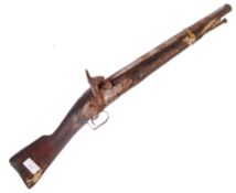 19TH CENTURY EAST INDIA COMPANY SHORT BARREL PERCUSSION CAP RIFLE